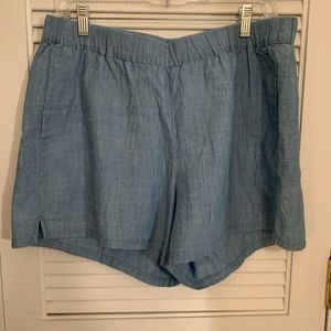 Madewell chambray shorts